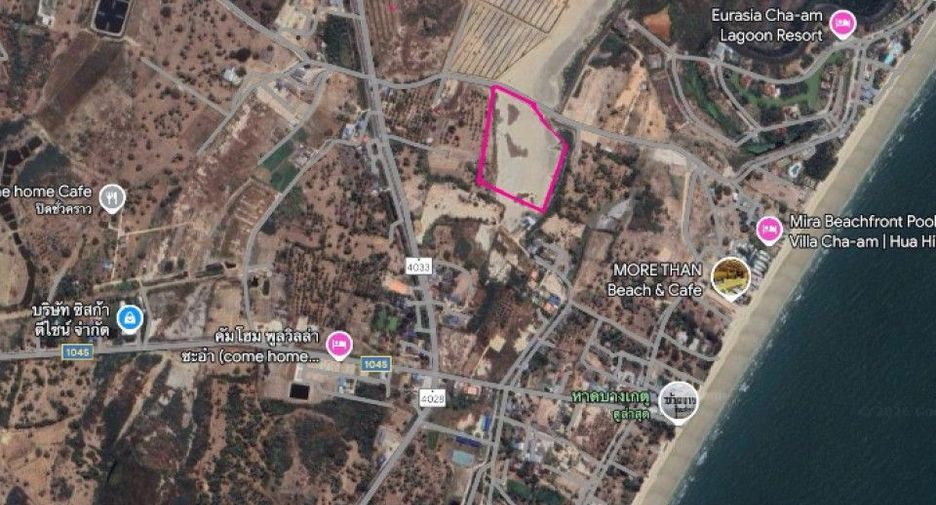 For sale land in Cha Am, Phetchaburi