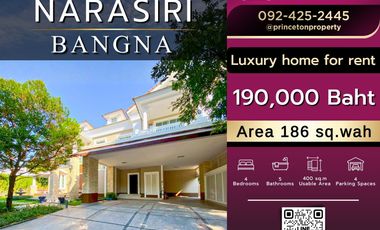 For rent 4 bedrooms house in Bang Phli, Samut Prakan