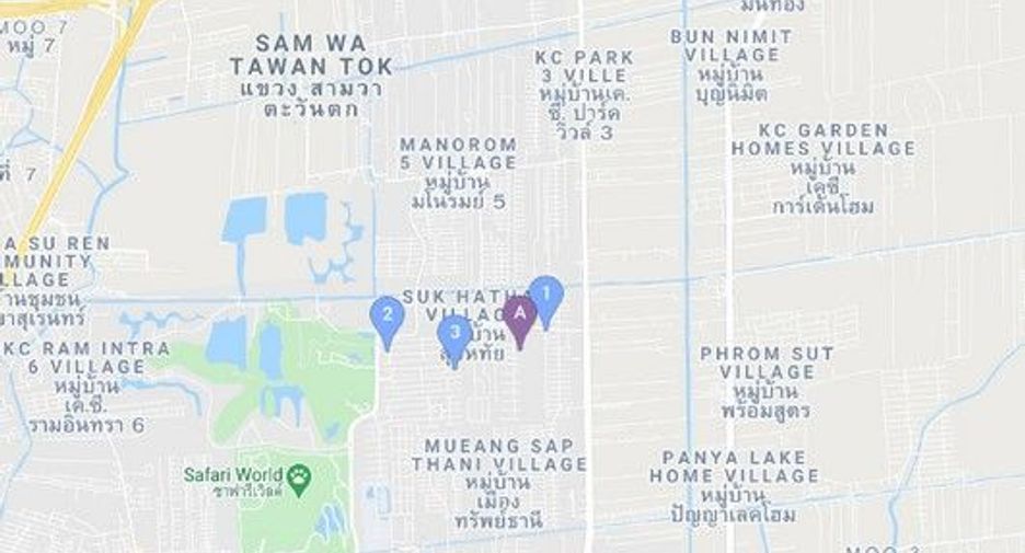 Casa en venta de 1 habitaciones en Khlong Sam Wa, Bangkok