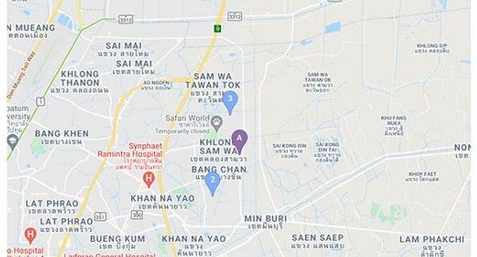 出售 1 卧室 独立屋 在 Khlong Sam Wa, 曼谷