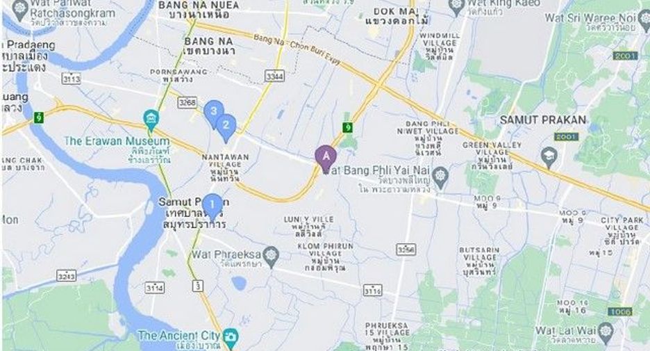 À vendre 1 chambre maison à Bang Phli, Samut Prakan