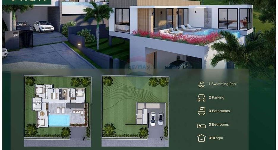 Villa en venta de 3 habitaciones en Ko Samui, Surat Thani