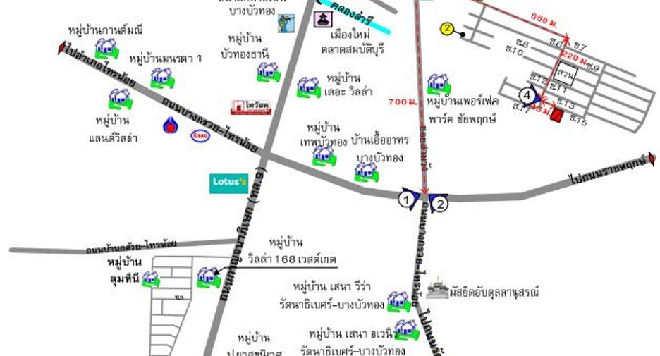 For sale 1 bed house in Bang Bua Thong, Nonthaburi