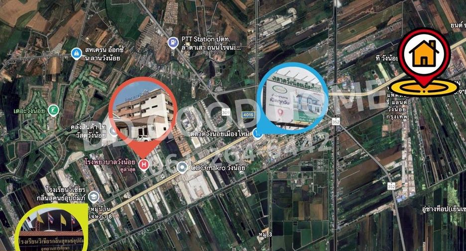 Terreno en venta en Wang Noi, Phra Nakhon Si Ayutthaya