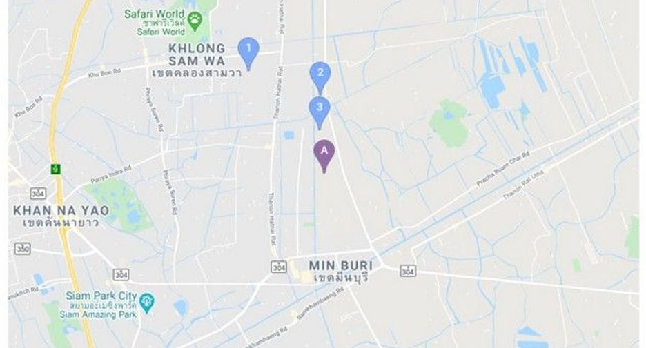 Casa adosada en venta de 1 habitaciones en Khlong Sam Wa, Bangkok