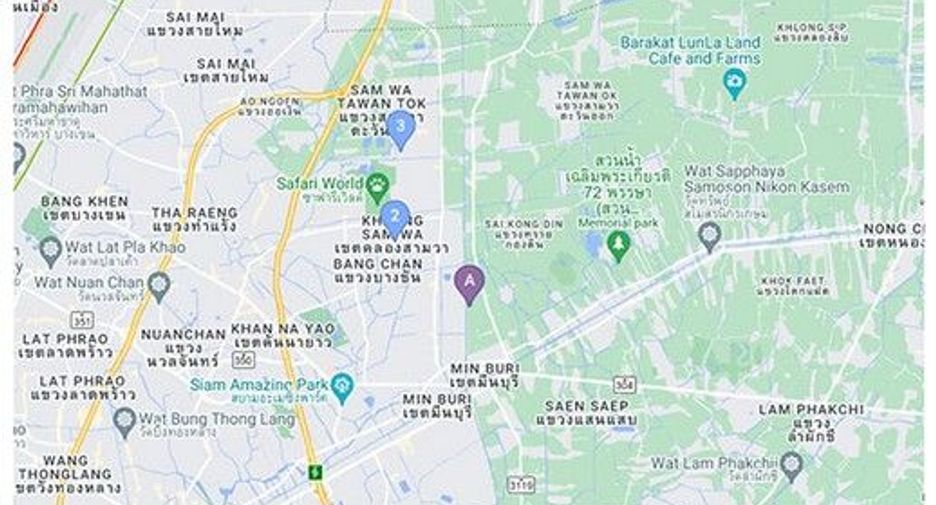 出售 1 卧室 独立屋 在 Khlong Sam Wa, 曼谷
