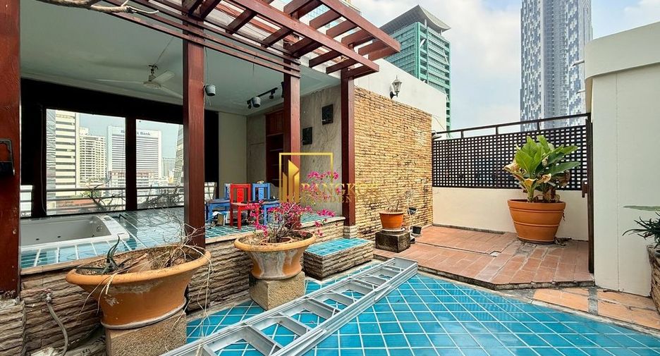 For rent 4 ベッドルーム apartment in Sathon, Bangkok