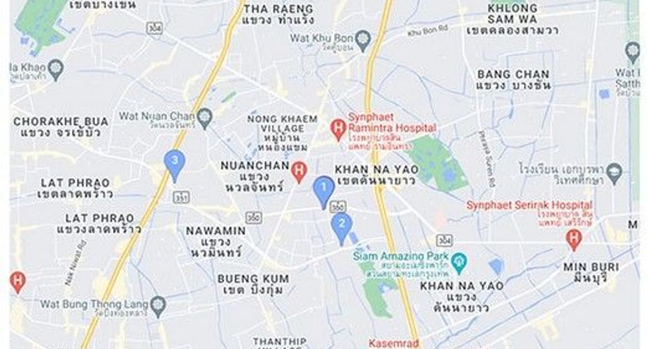 For sale 1 bed condo in Khan Na Yao, Bangkok