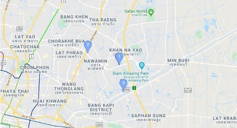 出售 1 卧室 公寓 在 Khan Na Yao, 曼谷