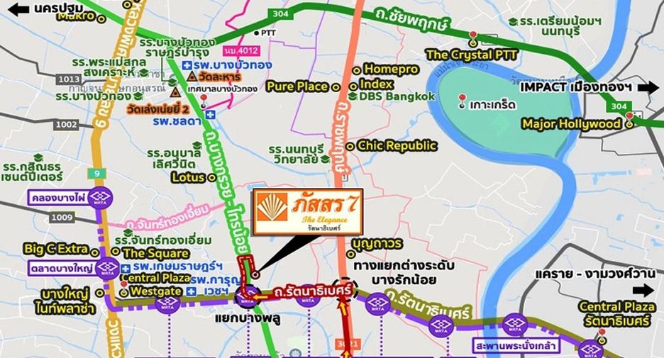 Haus zum Kauf mit 3 Zimmer in Bang Bua Thong, Nonthaburi