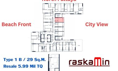 Wohnung zum Kauf mit 1 Zimmer in Bang Lamung, Chonburi