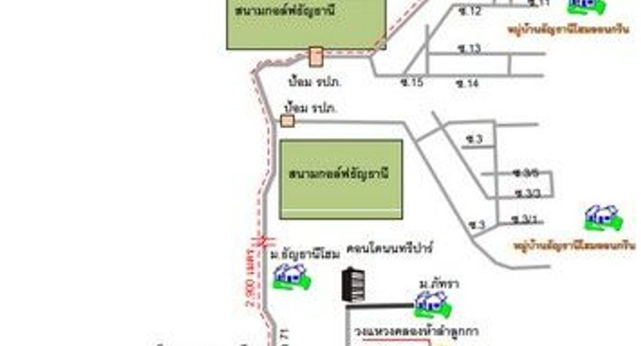 出售 1 卧室 独立屋 在 Thanyaburi, Pathum Thani