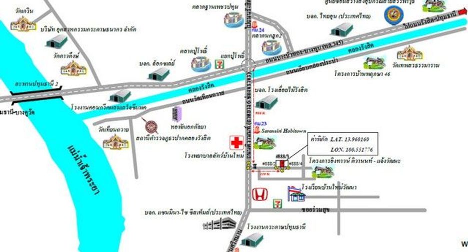 For sale 1 bed townhouse in Thanyaburi, Pathum Thani