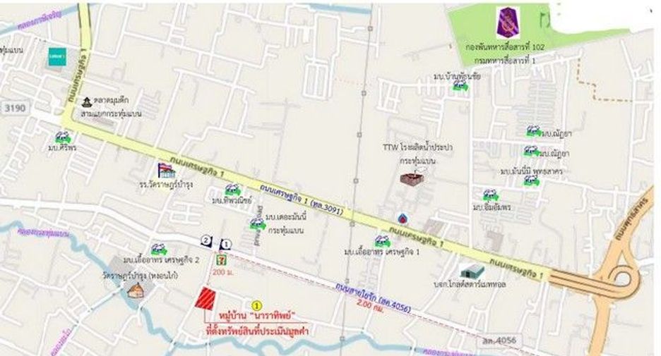 For sale 1 bed townhouse in Mueang Samut Sakhon, Samut Sakhon
