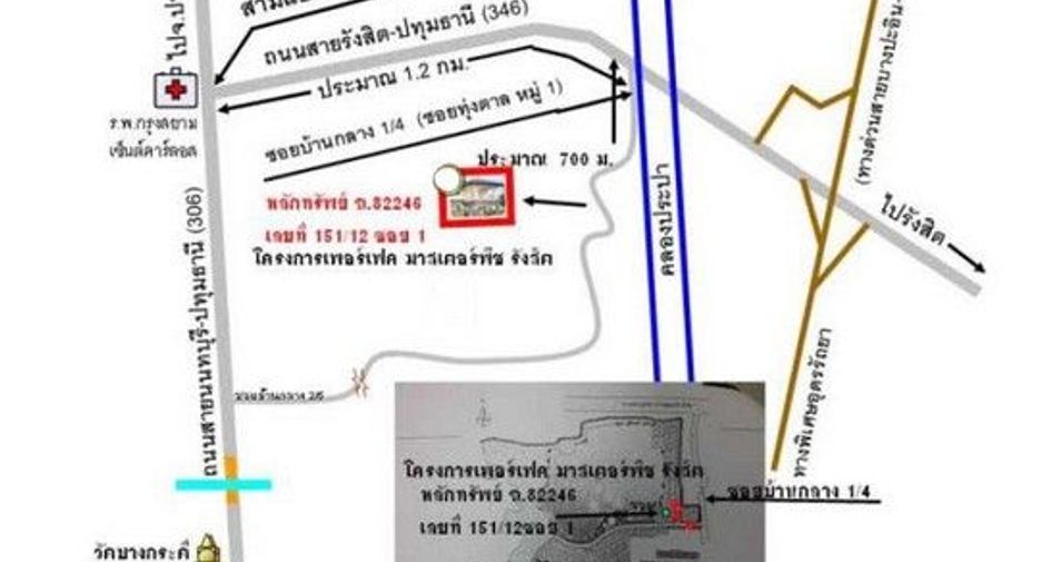 Casa adosada en venta de 1 habitaciones en Thanyaburi, Pathum Thani