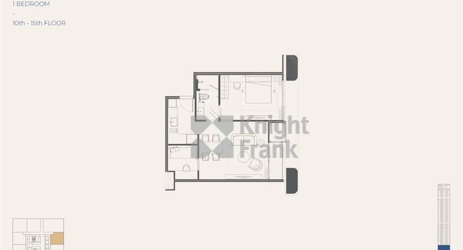 For sale 1 bed condo in Yan Nawa, Bangkok
