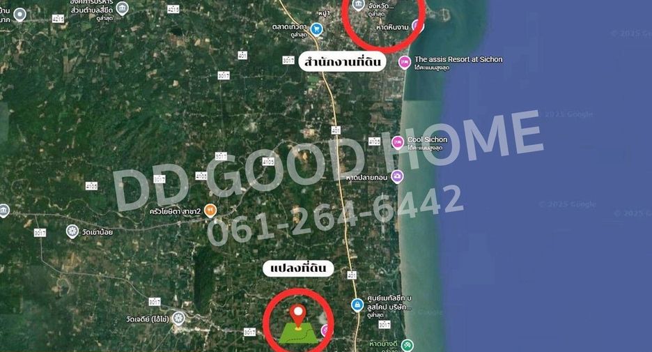 For sale land in Sichon, Nakhon Si Thammarat
