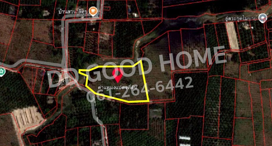 For sale land in Sichon, Nakhon Si Thammarat