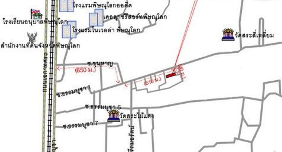 For sale 1 bed townhouse in Wang Thong, Phitsanulok