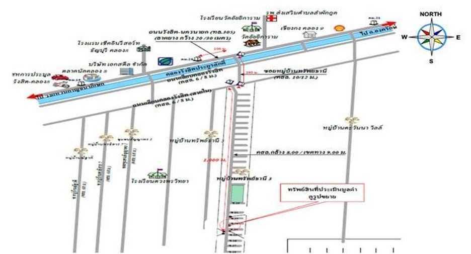 Casa en venta de 1 habitaciones en Thanyaburi, Pathum Thani