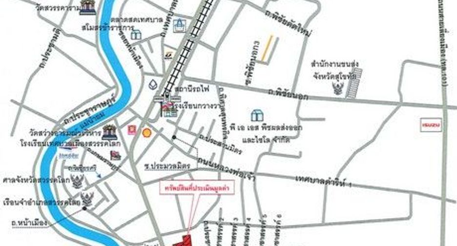 For sale 1 bed warehouse in Sawankhalok, Sukhothai