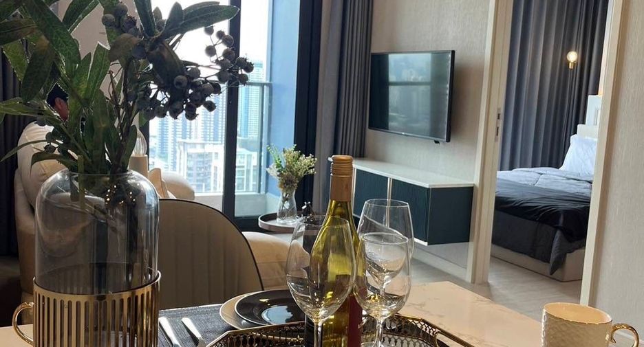 For rent 1 bed condo in Huai Khwang, Bangkok