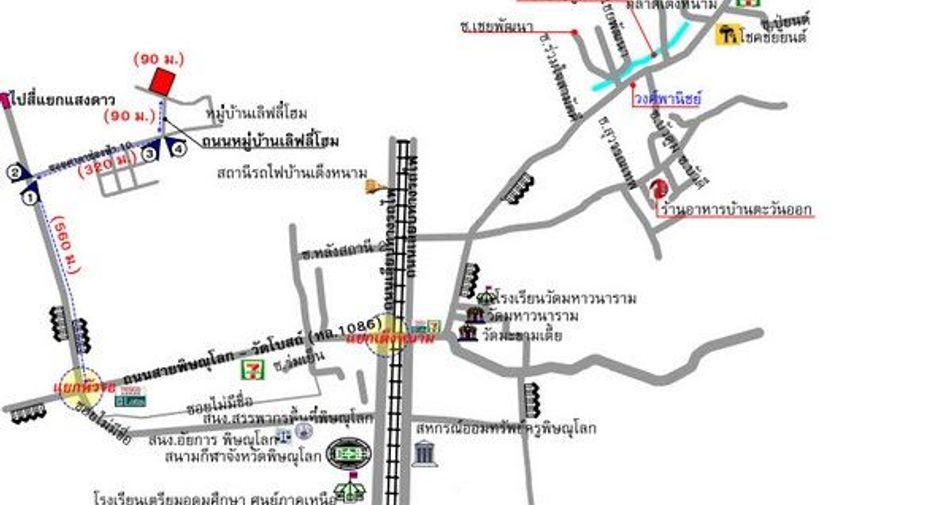 Casa en venta de 1 habitaciones en Wang Thong, Phitsanulok