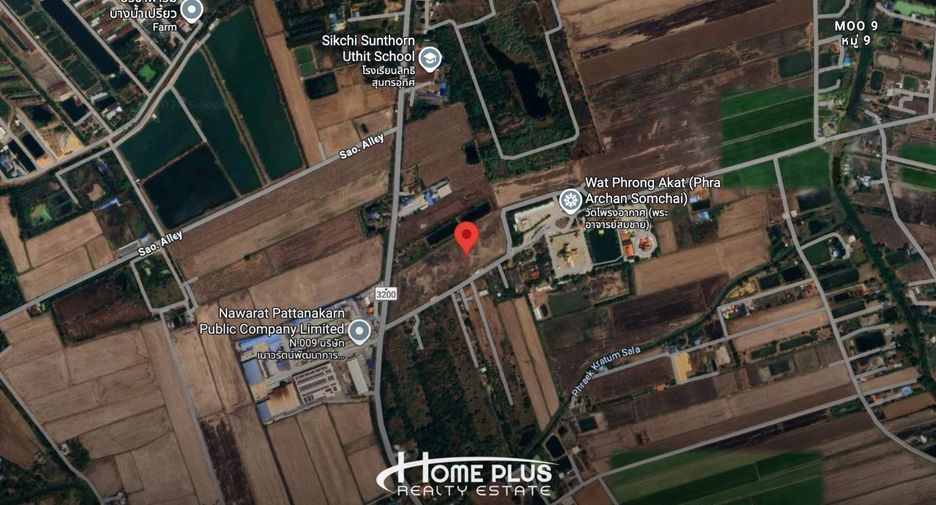 For sale land in Bang Nam Priao, Chachoengsao