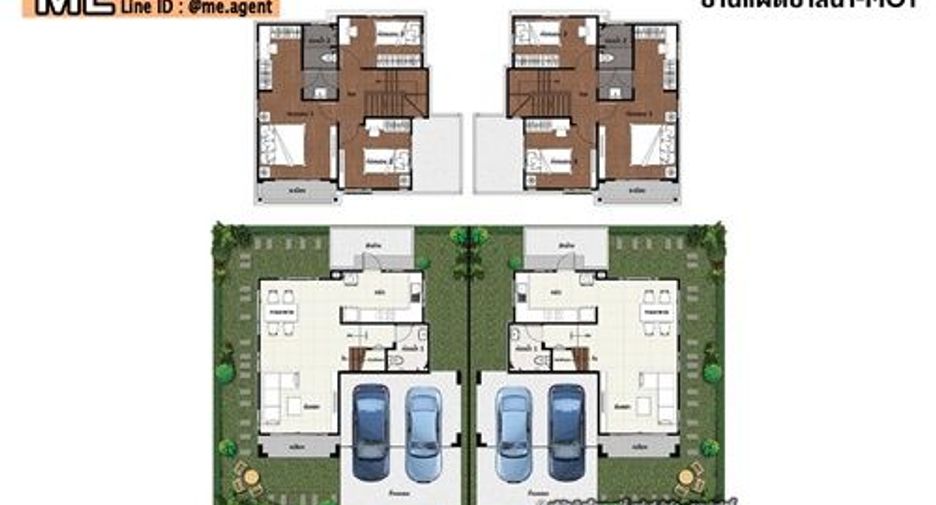 出租 3 卧室 独立屋 在 Suan Luang, 曼谷