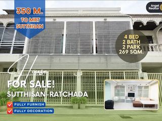 For sale 4 bedrooms townhouse in Din Daeng, Bangkok