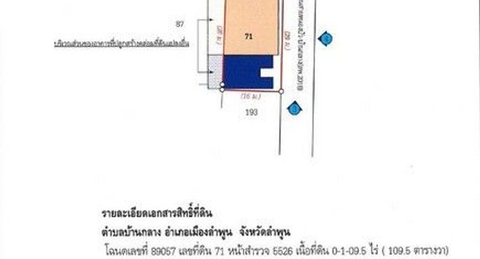 For sale 1 bed house in Mueang Lamphun, Lamphun