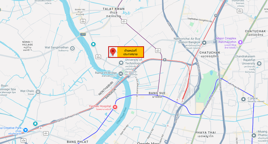 For sale 4 bedrooms townhouse in Bang Sue, Bangkok