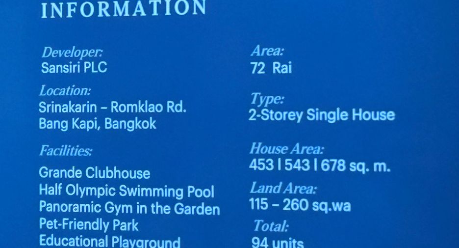 For sale 4 bedrooms house in Bang Kapi, Bangkok