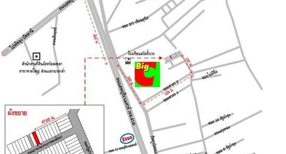 For sale 2 ベッドルーム townhouse in Hat Yai, Songkhla