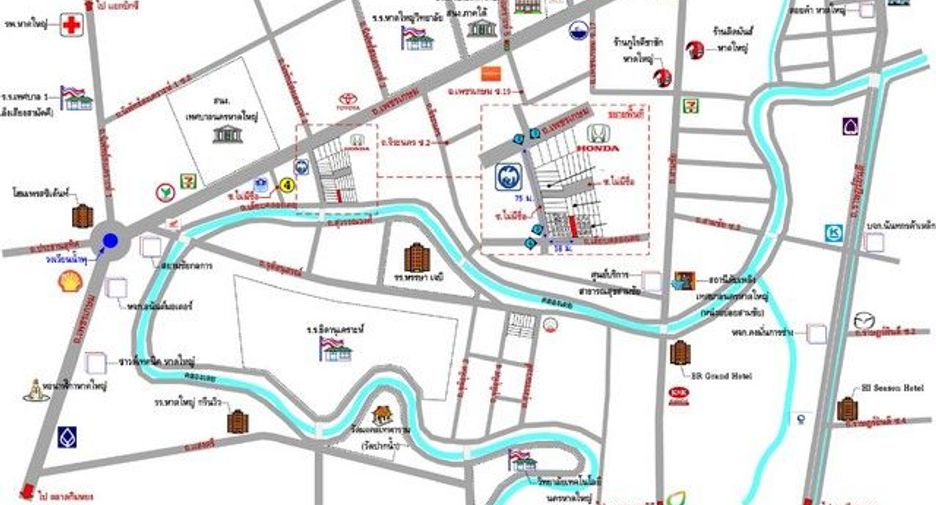 Gewerbefläche zum Kauf mit 1 Zimmer in Hat Yai, Songkhla