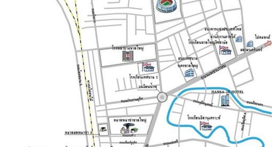 Local comercial en venta de 4 habitaciones en Hat Yai, Songkhla