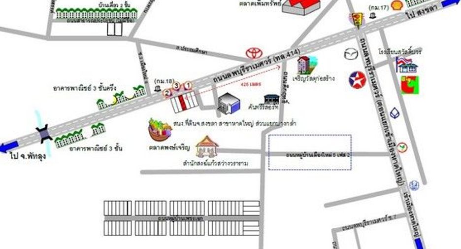 Gewerbefläche zum Kauf mit 1 Zimmer in Hat Yai, Songkhla
