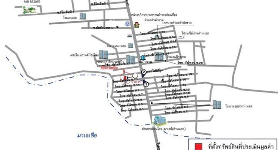 Gewerbefläche zum Kauf mit 1 Zimmer in Hat Yai, Songkhla