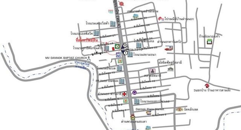 Gewerbefläche zum Kauf mit 1 Zimmer in Hat Yai, Songkhla