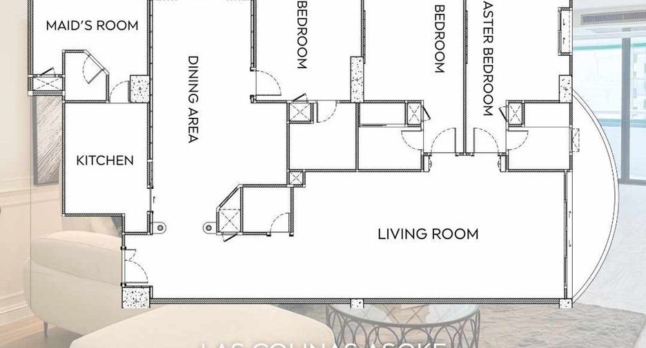 For sale 3 bedrooms condo in Khlong Toei, Bangkok