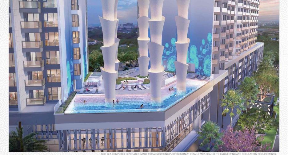 À vendre 1 chambre condo à Jomtien, Pattaya