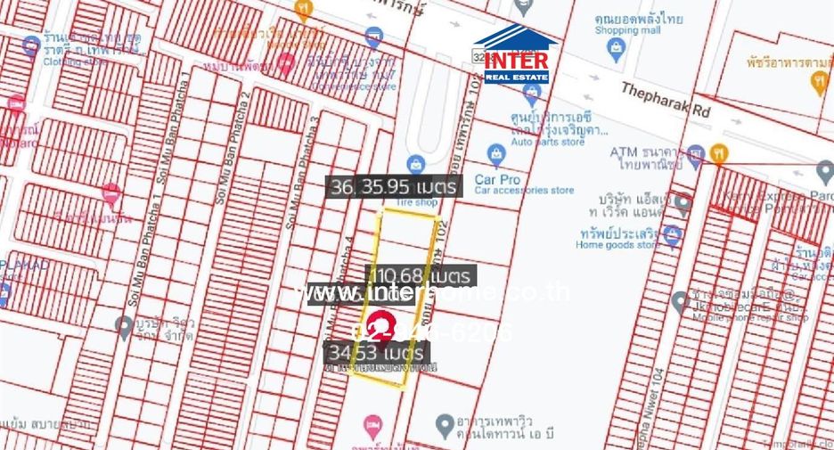 Terreno en venta en Mueang Samut Prakan, Samut Prakan