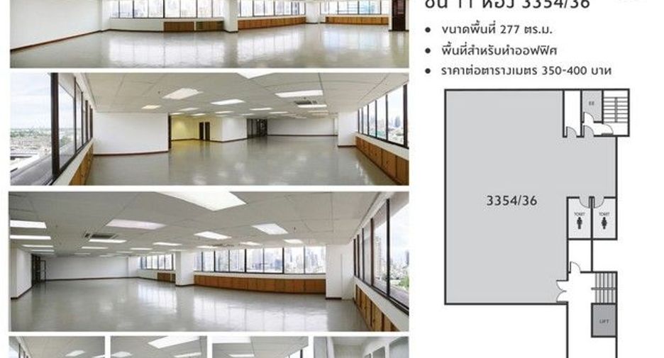 For rent 1 bed office in Khlong Toei, Bangkok