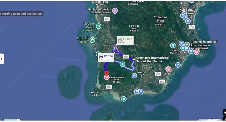For rent 4 bedrooms villa in Ko Samui, Surat Thani