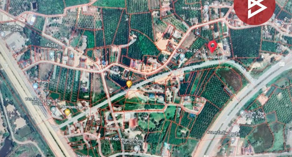 For sale land in Phunphin, Surat Thani