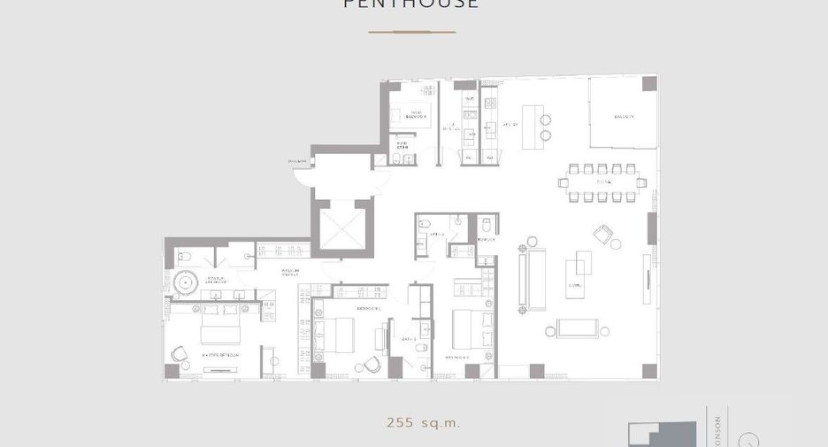 For rent and for sale 3 bedrooms condo in Pathum Wan, Bangkok