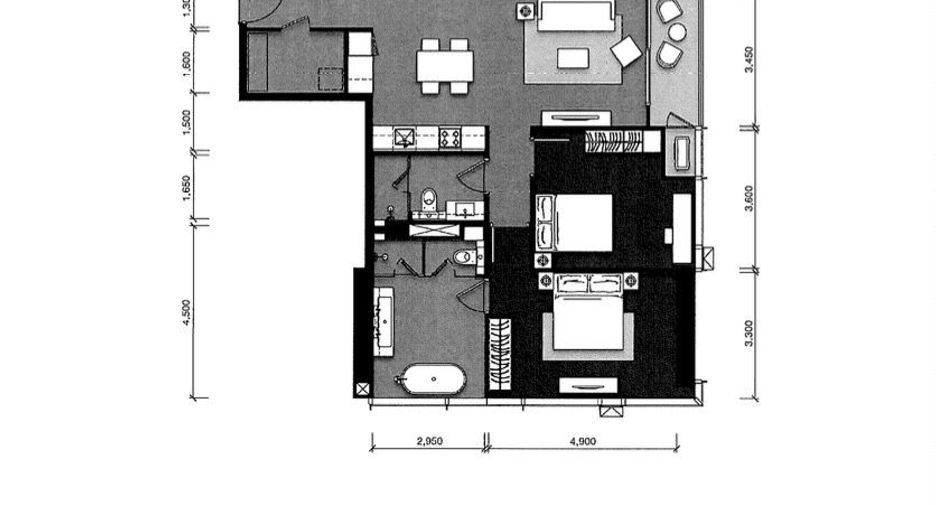Condo en venta de 2 habitaciones en Sathon, Bangkok