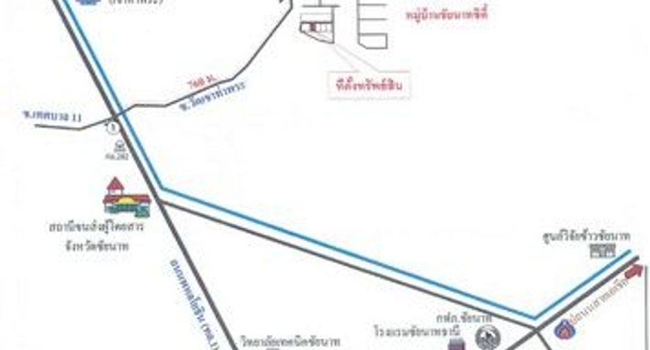 For sale 1 bed house in Hankha, Chainat