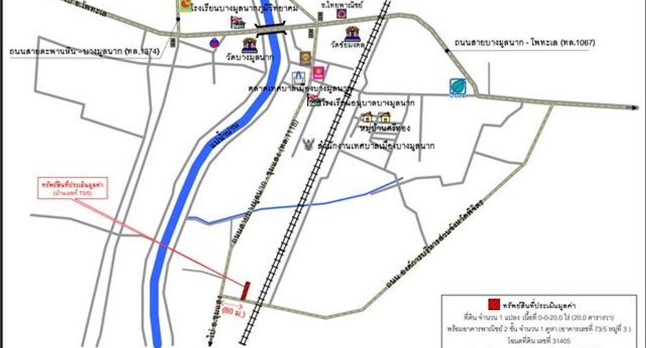 For sale 1 bed retail Space in Taphan Hin, Phichit