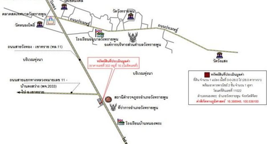 For sale 1 bed retail Space in Taphan Hin, Phichit